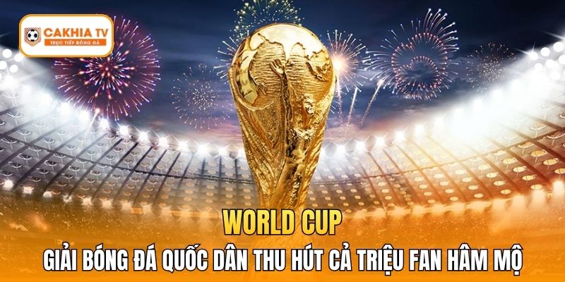World Cup - Giải bóng đá quốc dân thu hút cả triệu fan hâm mộ